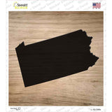 Pennsylvania Shape Letter Tile Novelty Square Sticker Decal