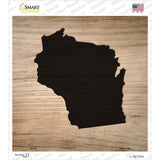 Wisconsin Shape Letter Tile Novelty Square Sticker Decal