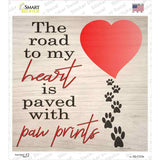 Road to my Heart Novelty Square Sticker Decal