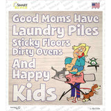 Good Moms Novelty Square Sticker Decal