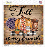 Fall Is My Favorite Novelty Square Sticker Decal