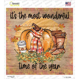 Wonderful Time of Year Novelty Square Sticker Decal