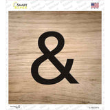 Ampersand Symbol Tiles Novelty Square Sticker Decal