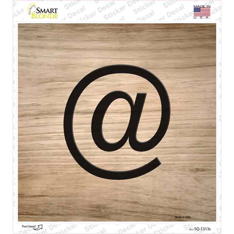 Aspersand Symbol Tiles Novelty Square Sticker Decal