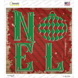 Noel Ornament Novelty Square Sticker Decal