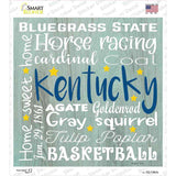 Kentucky Motto Novelty Square Sticker Decal