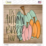 Autumn Breeze for Me Novelty Square Sticker Decal