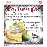 Key Lime Pie Recipe Novelty Square Sticker Decal SQ-1686s