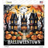 Halloweentown Novelty Square Sticker Decal SQ-1695s