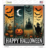Happy Halloween Novelty Square Sticker Decal SQ-1697s