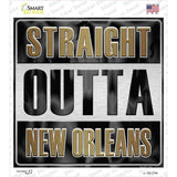 Straight Outta New Orleans Novelty Square Sticker Decal