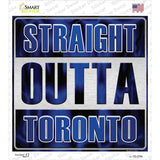 Straight Outta Toronto Novelty Square Sticker Decal