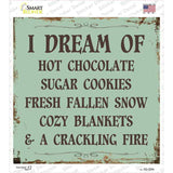 I Dream Of Novelty Square Sticker Decal