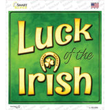 Luck of the Irish Novelty Square Sticker Decal