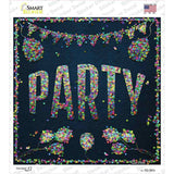 Party Confetti Novelty Square Sticker Decal
