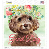 Cockapoo Good Dog Novelty Square Sticker Decal
