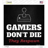 Atari Gamers Dont Die Novelty Square Sticker Decal