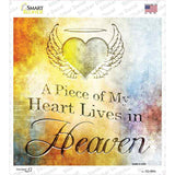 Piece of My Heart Novelty Square Sticker Decal