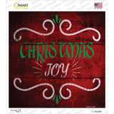 Christmas Joy Novelty Square Sticker Decal