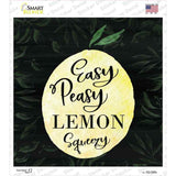 Easy Peasy Novelty Square Sticker Decal