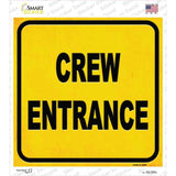 Crew Entrance Novelty Square Sticker Decal