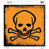 Danger Novelty Square Sticker Decal