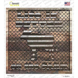 Better On The Farm Corrugated Cow Novelty Square Sticker Decal