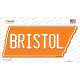 Bristol Novelty Tennessee Shape Sticker Decal