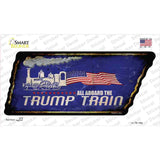 Trump Train Novelty Rusty Tennessee Shape Sticker Decal
