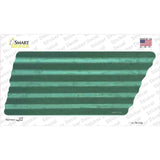 Mint Solid Novelty Corrugated Tennessee Shape Sticker Decal
