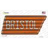 Bristol Novelty Corrugated Tennessee Shape Sticker Decal