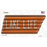 Lake Life Novelty Corrugated Tennessee Shape Sticker Decal