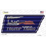 Trump Train Novelty Corrugated Tennessee Shape Sticker Decal