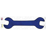 Blue Oil Rubbed Novelty Wrench Sticker Decal