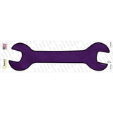 Purple Oil Rubbed Novelty Wrench Sticker Decal