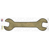 Gold Oil Rubbed Novelty Wrench Sticker Decal