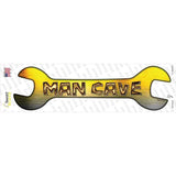 Man Cave Novelty Wrench Sticker Decal