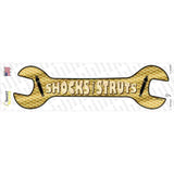 Shocks And Struts Novelty Wrench Sticker Decal
