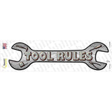 Tool Rules Novelty Wrench Sticker Decal