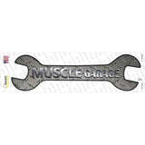 Muscle Garage Novelty Wrench Sticker Decal