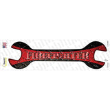 Firefighter Novelty Wrench Sticker Decal