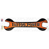 Tattoo Power Novelty Wrench Sticker Decal