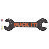 Suck It Novelty Wrench Sticker Decal