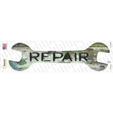 Repair Novelty Wrench Sticker Decal