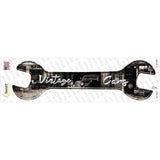 Vintage Cars Novelty Wrench Sticker Decal
