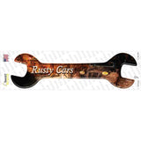 Rusty Cars Novelty Wrench Sticker Decal