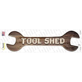 Tool Shed Novelty Wrench Sticker Decal