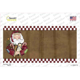 Santa With Rag Doll Novelty Sticker Decal