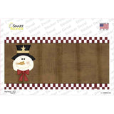 Snowman Offset Novelty Sticker Decal