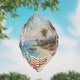 Tropical Path on Beach Novelty Metal Wind Spinner